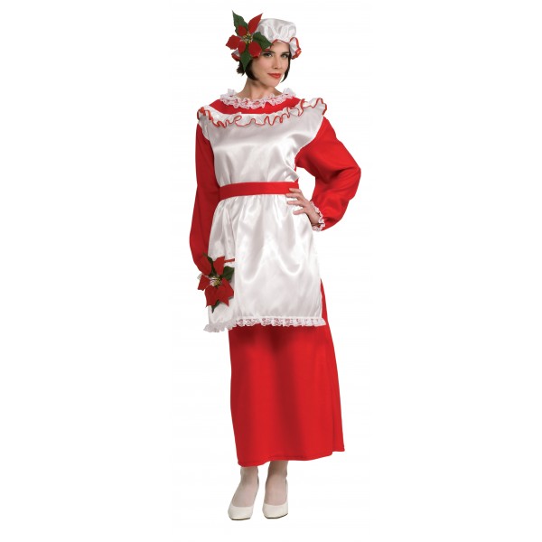 Mrs. Poinsetta Claus Costume